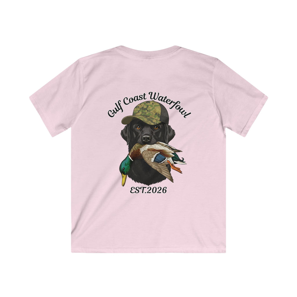 Kids Tee — Gulf Coast Waterfowl Dog Graphic