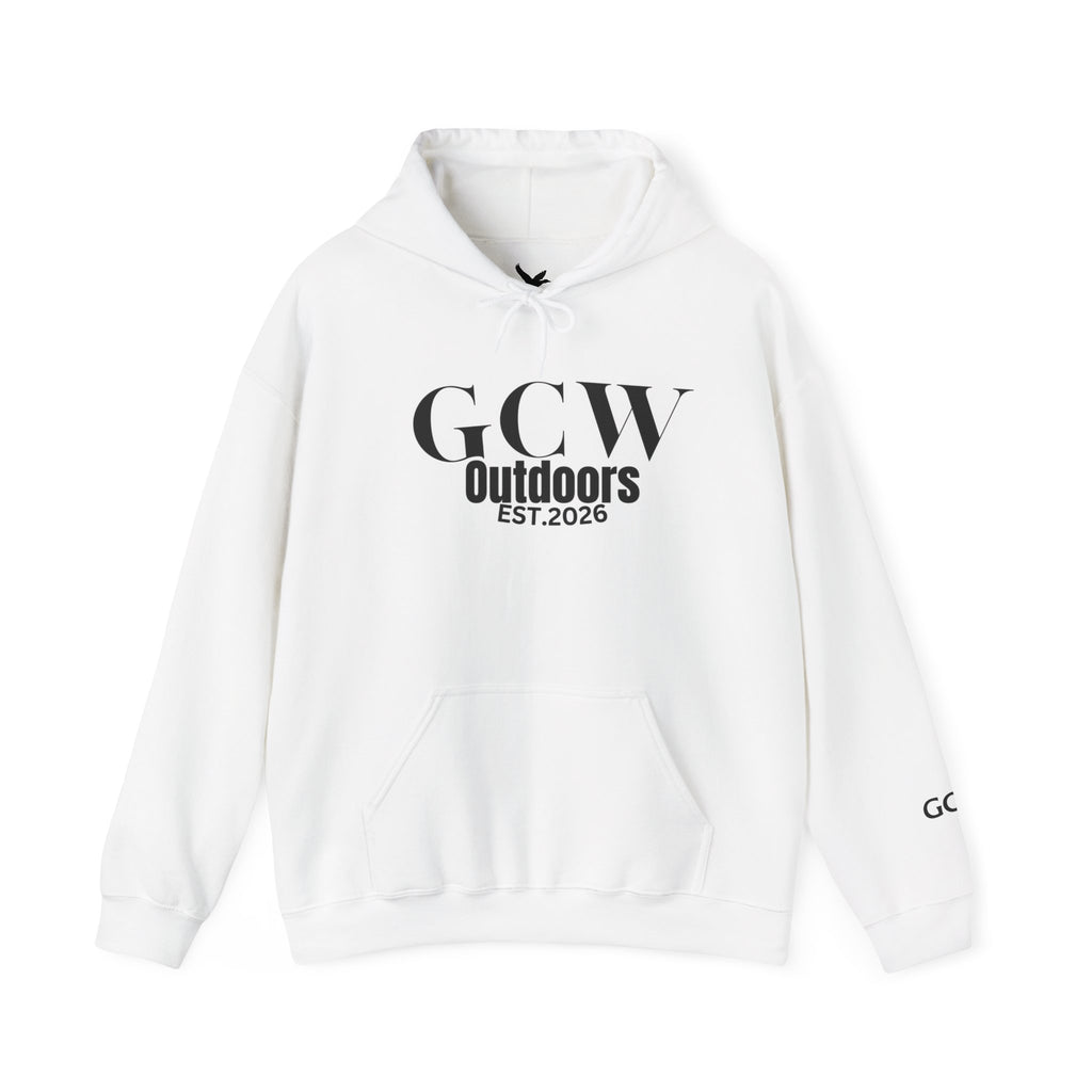 Outdoor Hoodie — GCW Outdoors / Gulf Coast Waterfowl EST. 2026