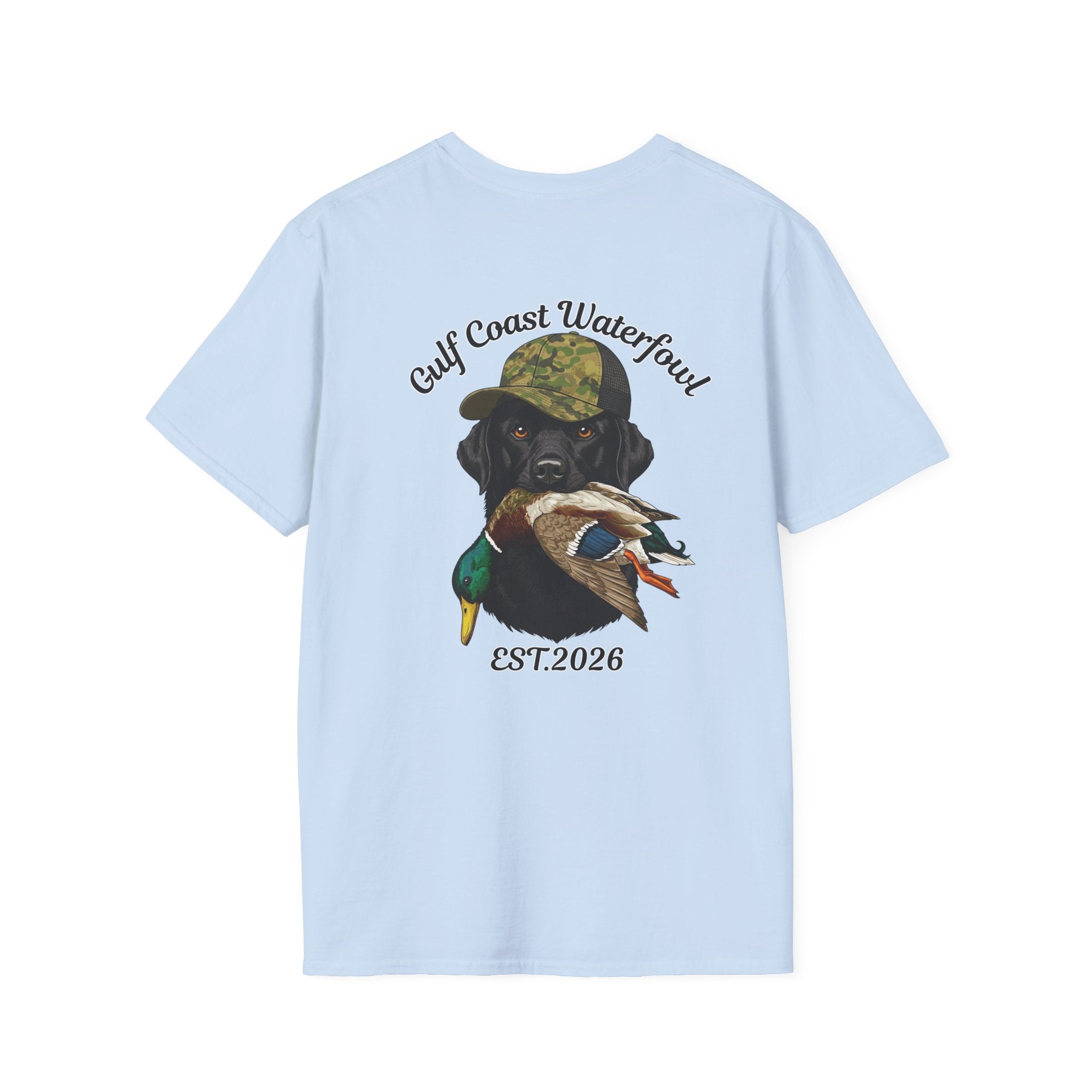 Gulf Coast Waterfowl T-Shirt — Retriever & Mallard Hunting Graphic
