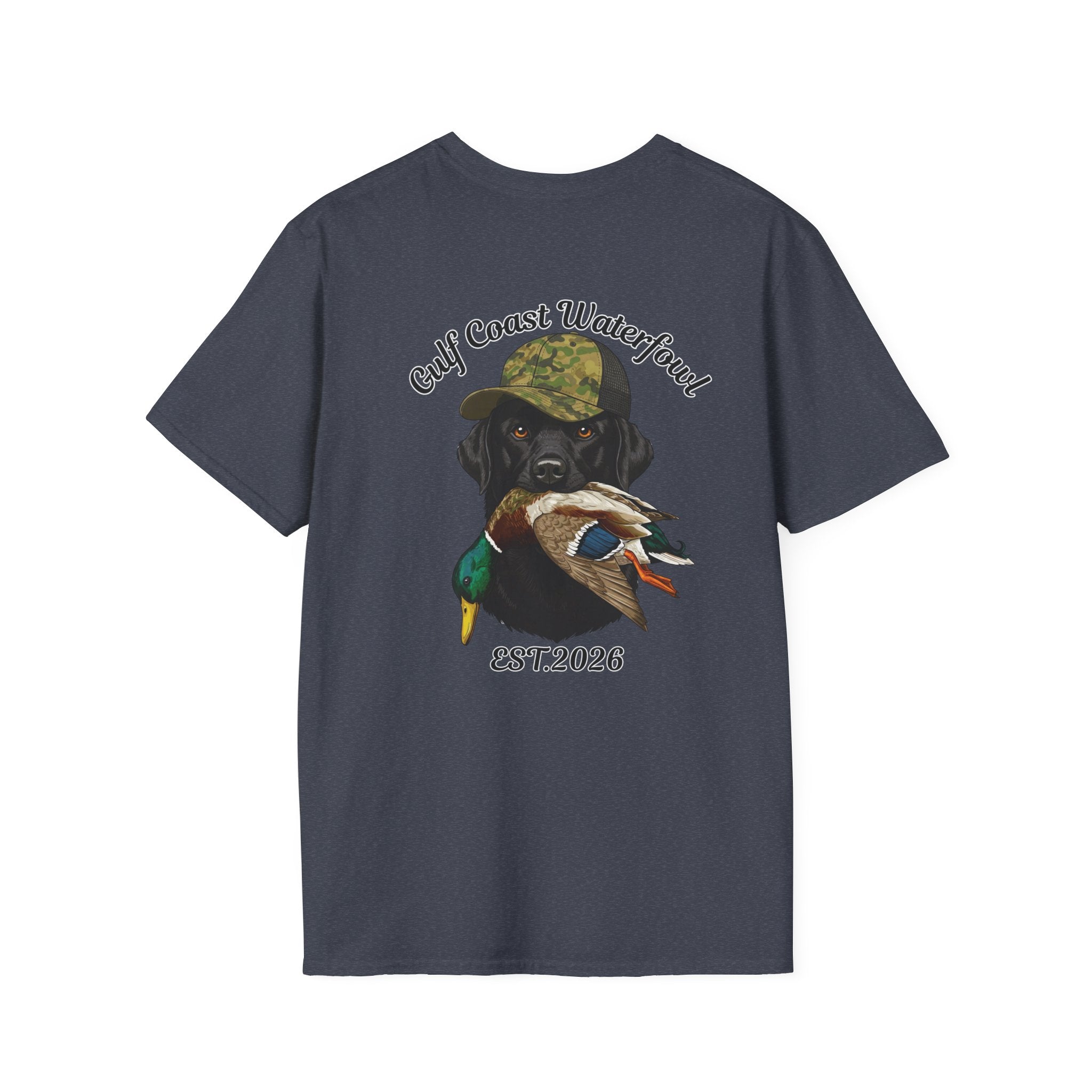 Gulf Coast Waterfowl T-Shirt — Retriever & Mallard Hunting Graphic