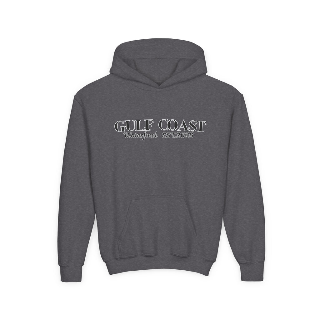 Gulf Coast Waterfowl Youth Hoodie — Duck Retriever Graphic, EST. 2026