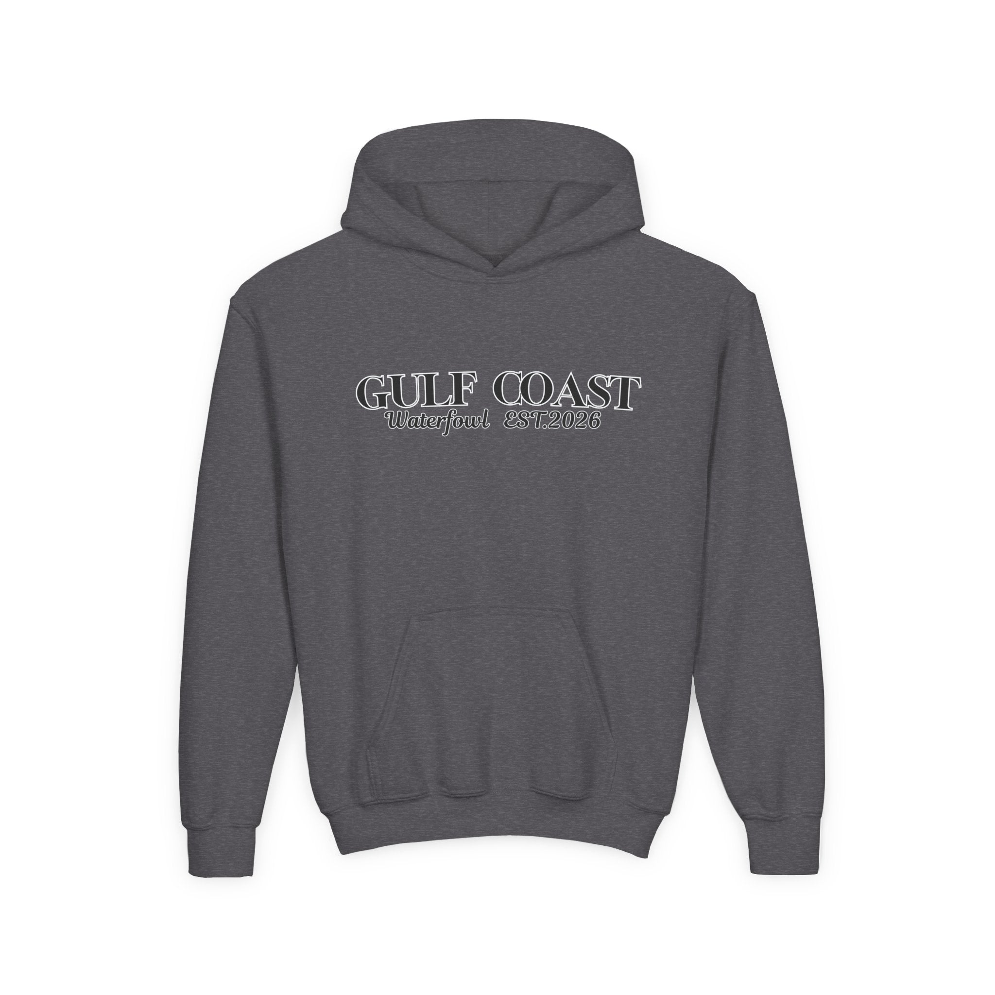 Gulf Coast Waterfowl Youth Hoodie — Duck Retriever Graphic, EST. 2026