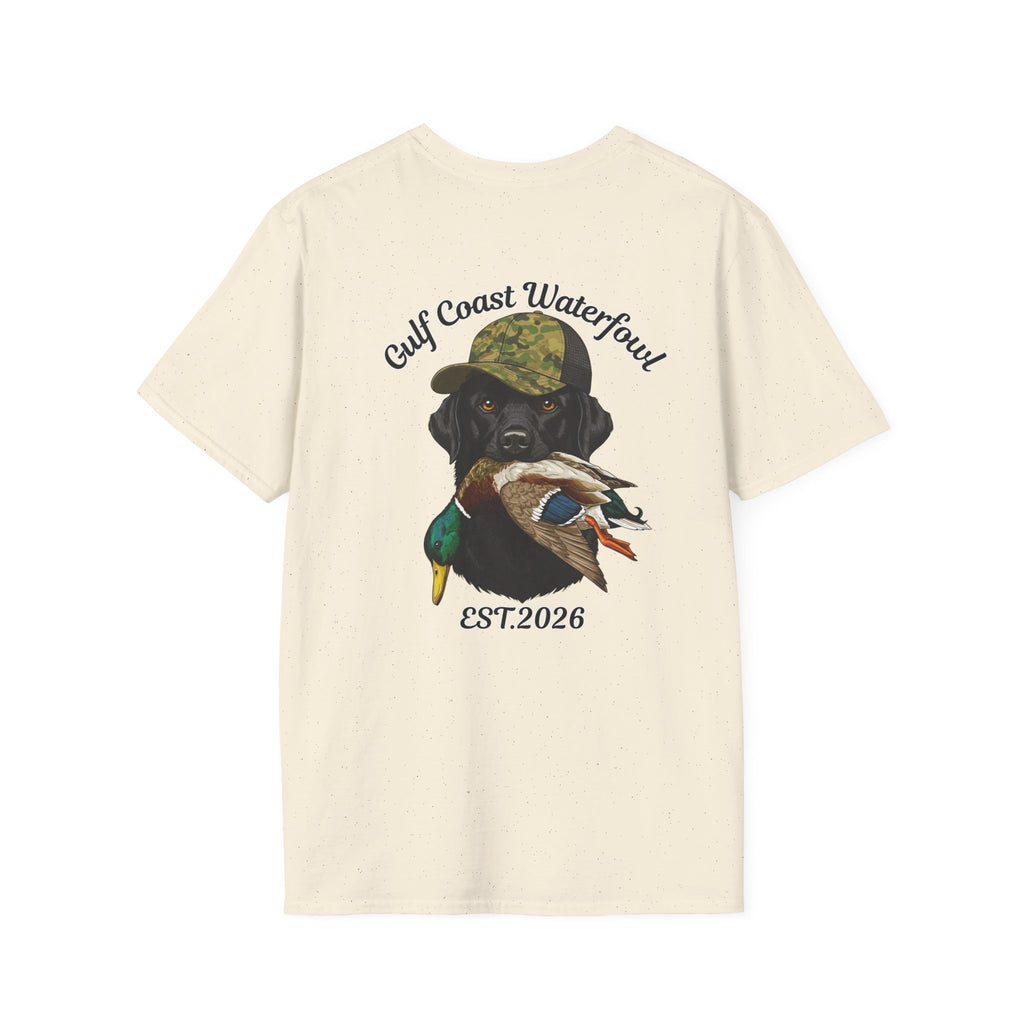 Gulf Coast Waterfowl T-Shirt — Retriever & Mallard Hunting Graphic