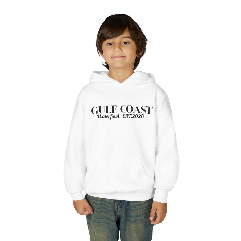 Gulf Coast Waterfowl Youth Hoodie — Duck Retriever Graphic, EST. 2026