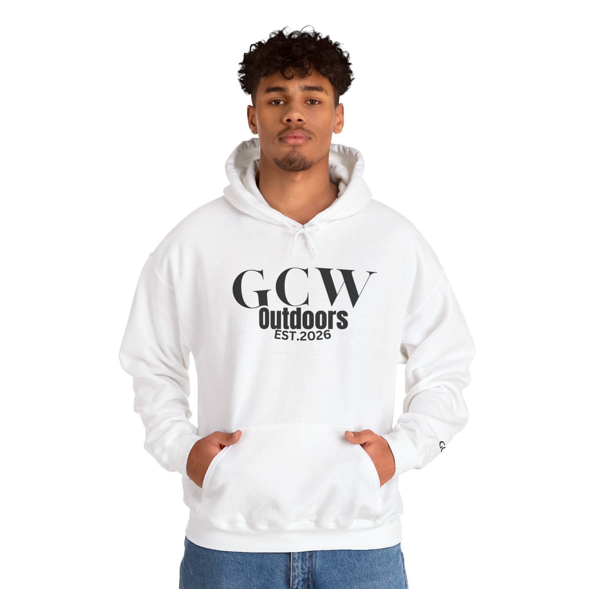 Outdoor Hoodie — GCW Outdoors / Gulf Coast Waterfowl EST. 2026
