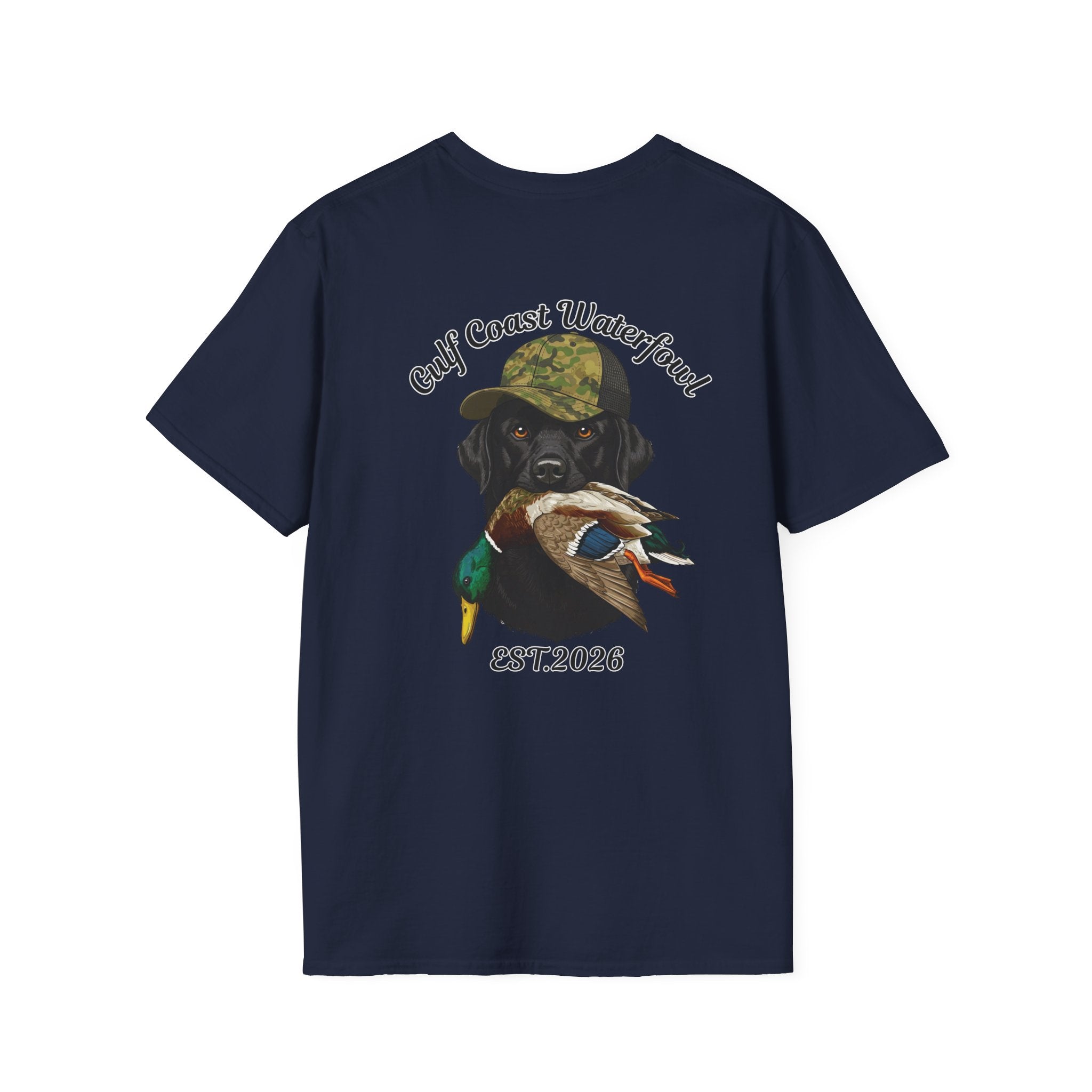 Gulf Coast Waterfowl T-Shirt — Retriever & Mallard Hunting Graphic