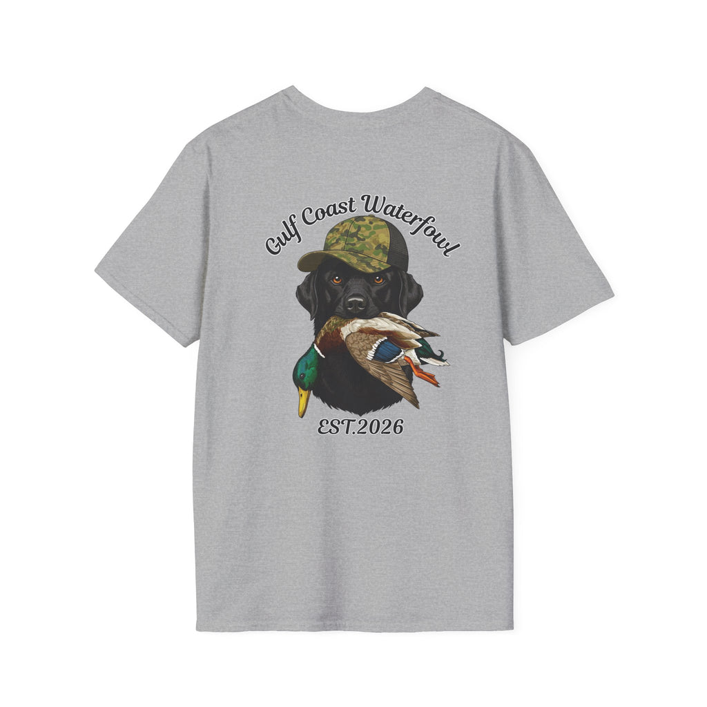 Gulf Coast Waterfowl T-Shirt — Retriever & Mallard Hunting Graphic