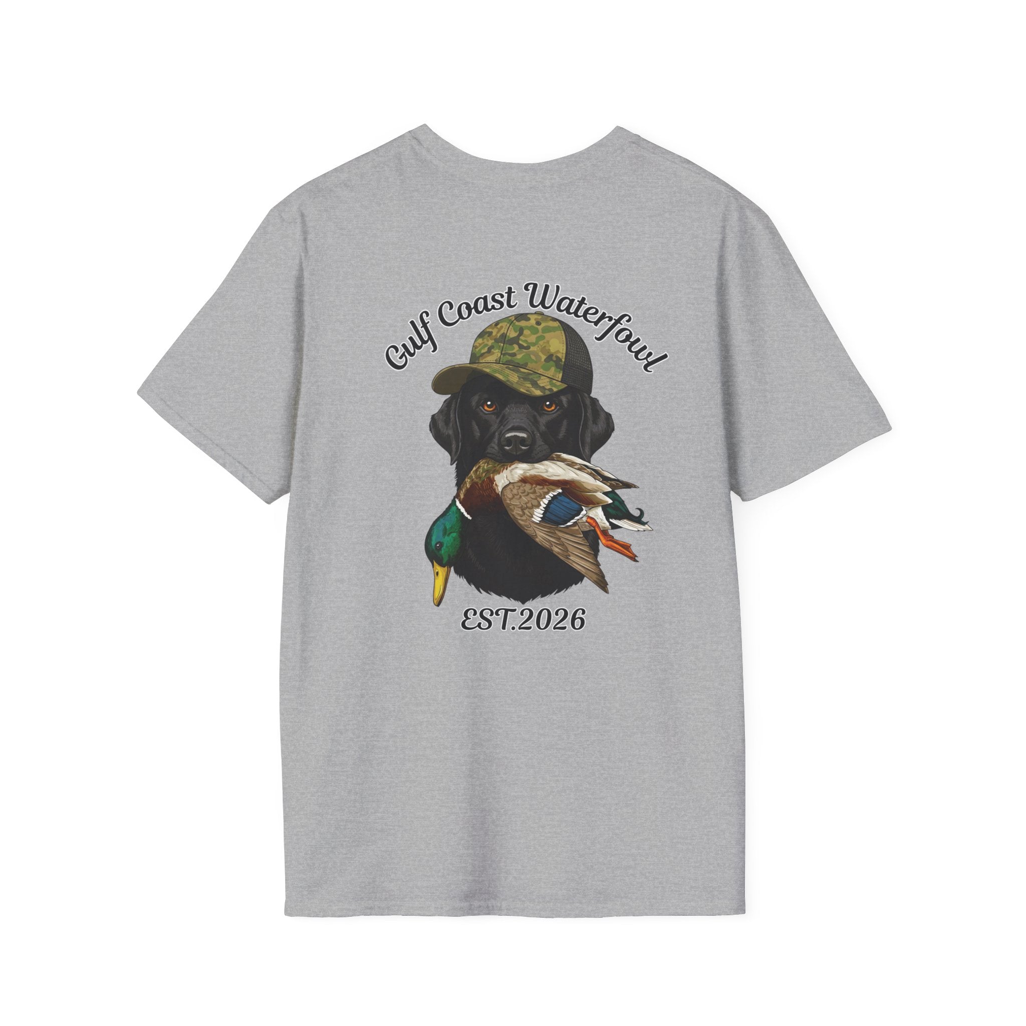 Gulf Coast Waterfowl T-Shirt — Retriever & Mallard Hunting Graphic