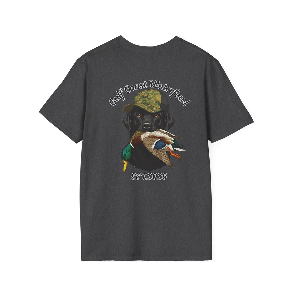 Gulf Coast Waterfowl T-Shirt — Retriever & Mallard Hunting Graphic
