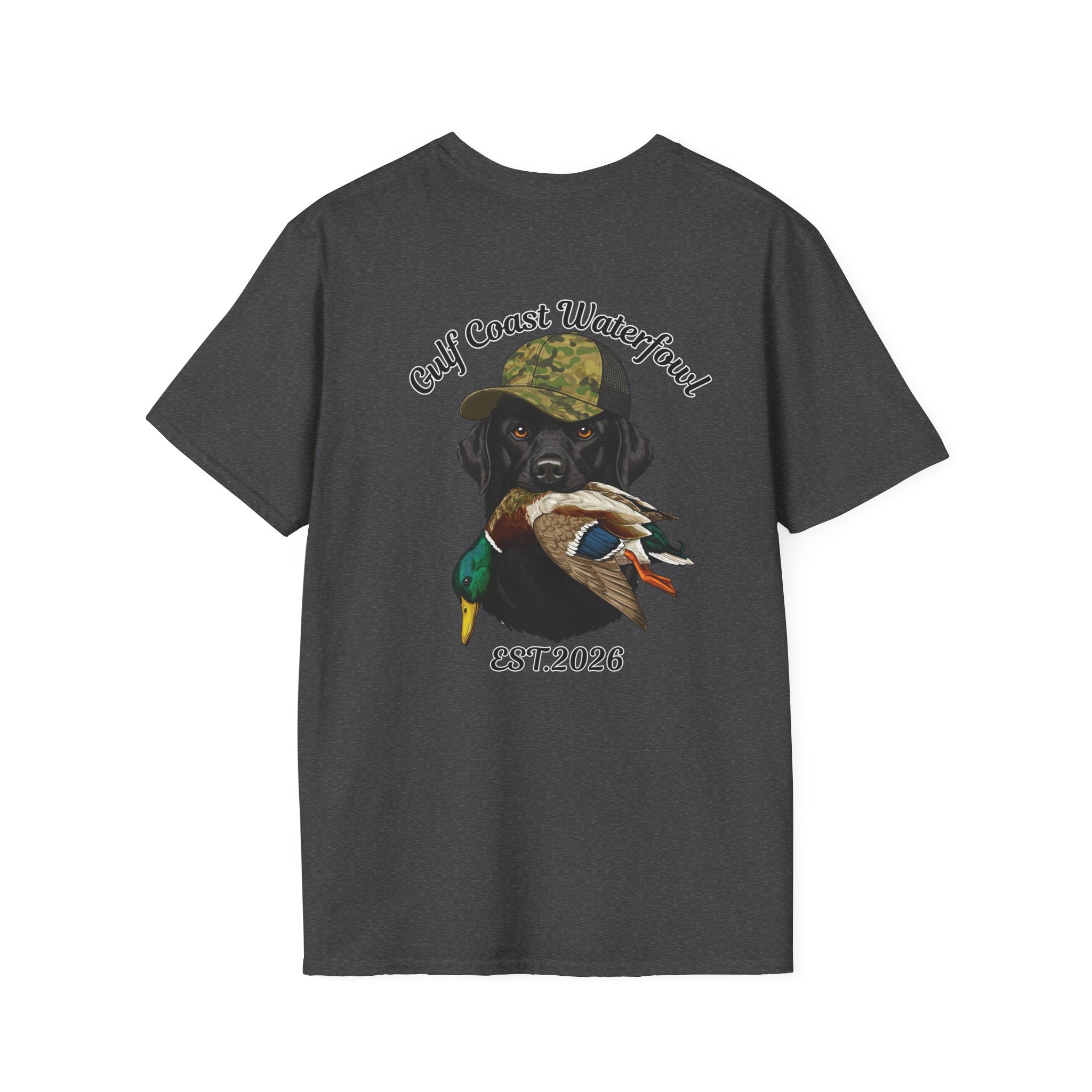 Gulf Coast Waterfowl T-Shirt — Retriever & Mallard Hunting Graphic